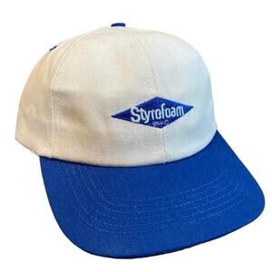 90s styrofoam hat leather strap